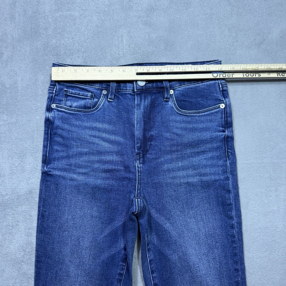 Free People Jeans Womens 27S 27x32 The Hoyt Highrise Mini Flare BlankNYC Boho - Picture 7 of 9